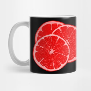 Three red grapefruits Mug